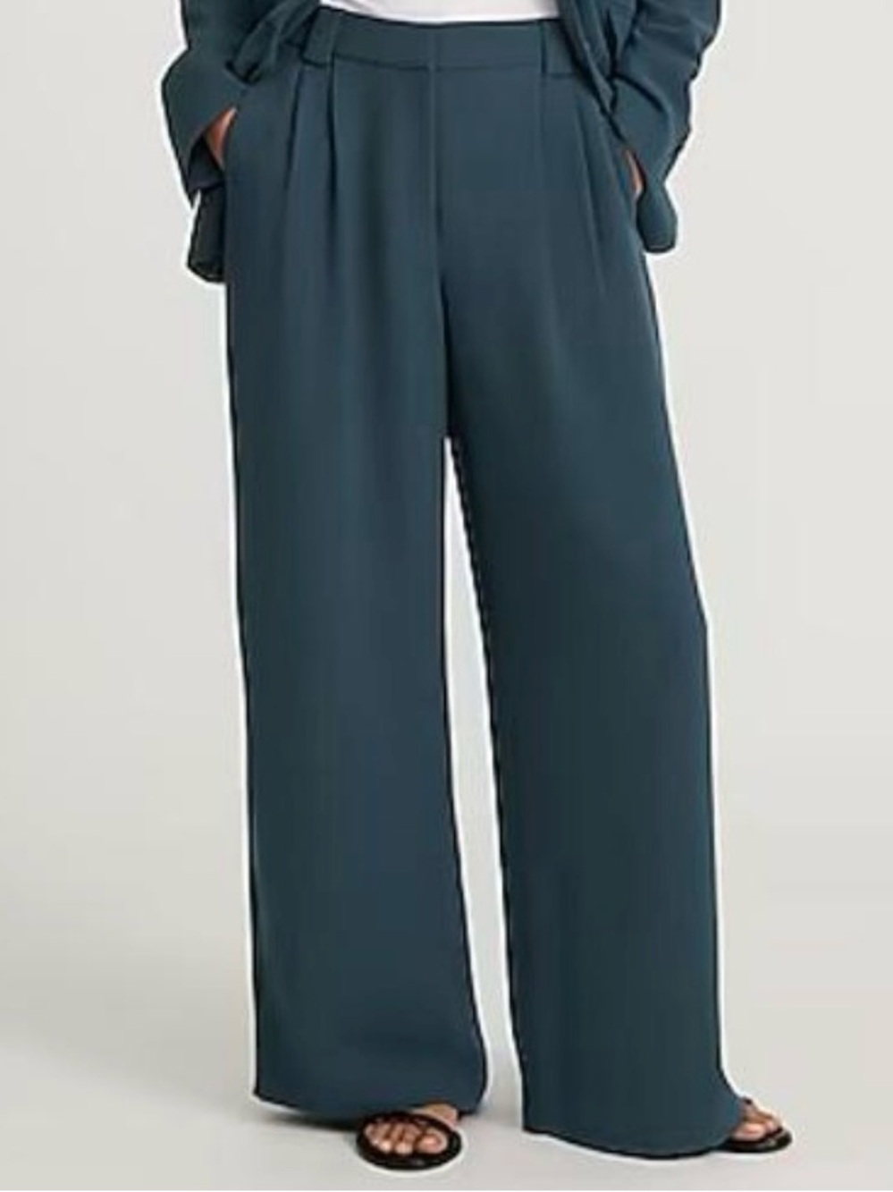 Express High Waist Tailored Crepe Pants